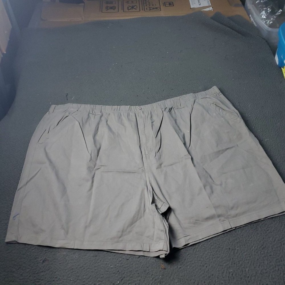 Boulder Creek Trading Shorts Mens 8XL Big & Tall  Cargo Gray Khaki Chino